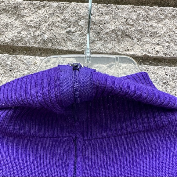 100% Wool Dress by Ciao gorgeous vintage early 1990's size 12 zip at back - Picture 13 of 16